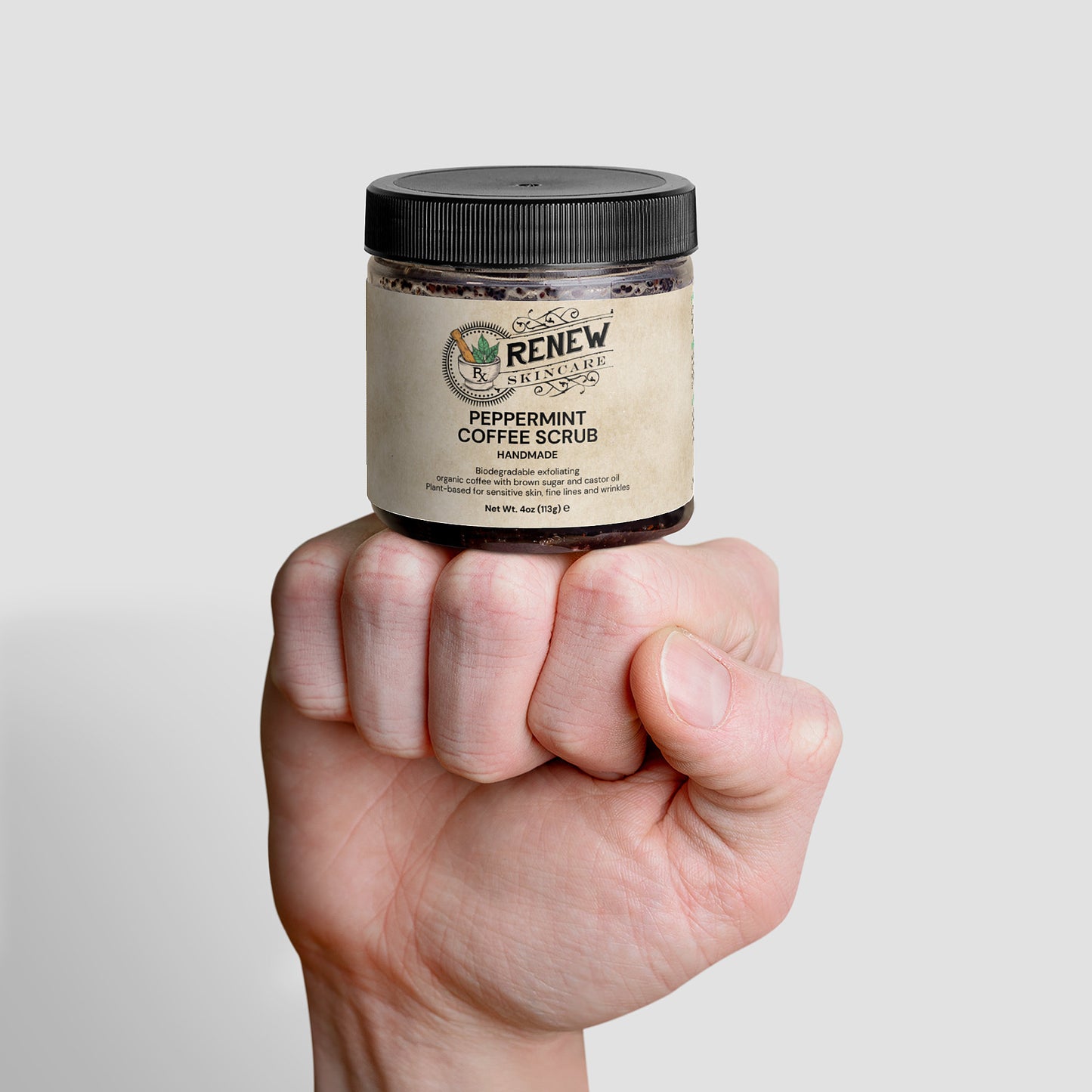 Peppermint Mocha Coffee Scrub