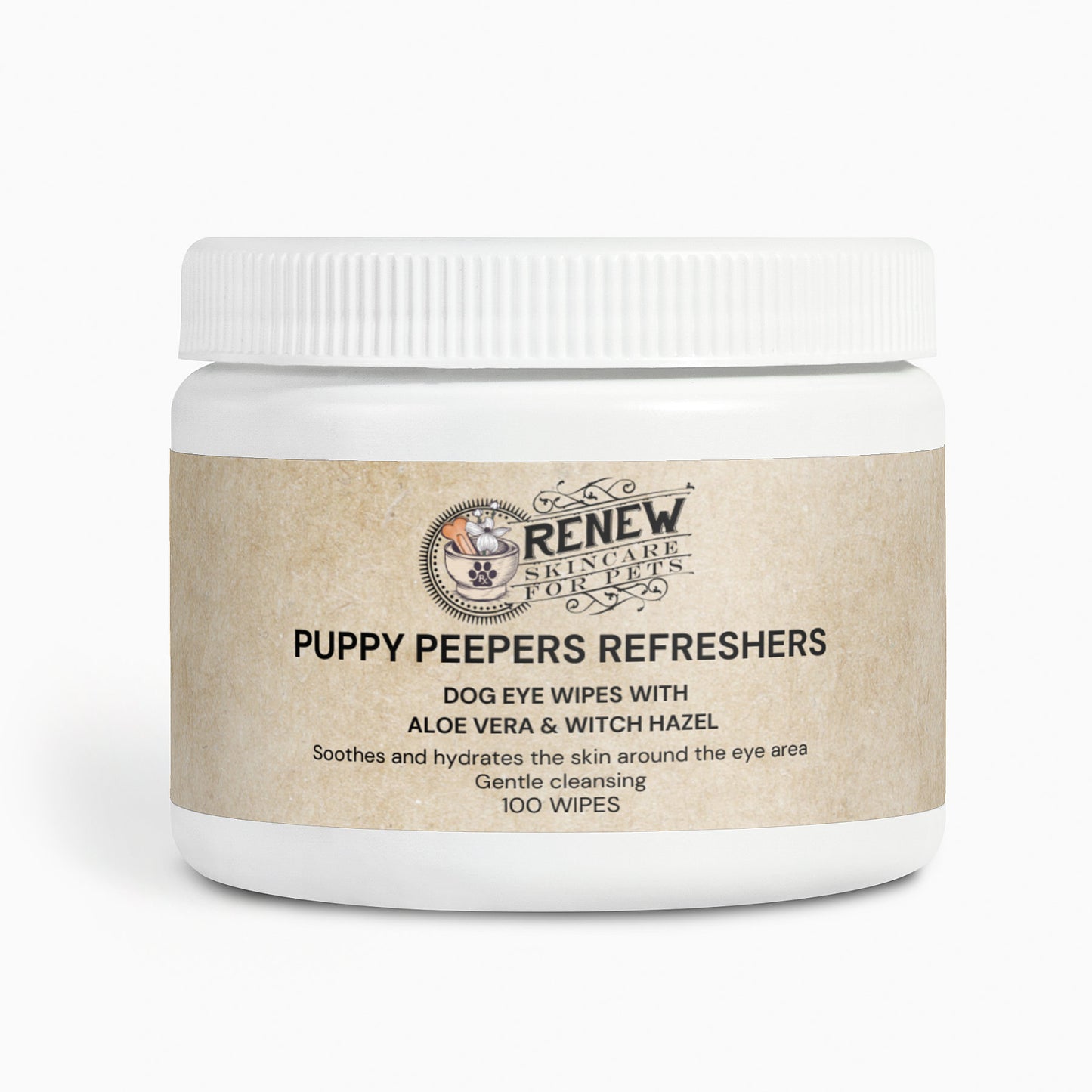 Puppy Peepers Refreshers Dog Eye Wipes