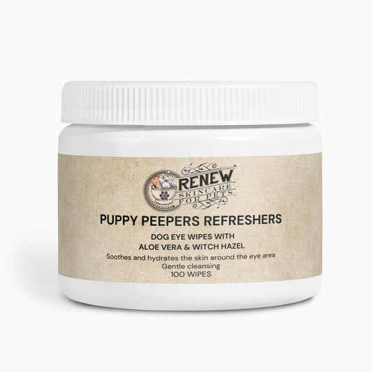 Puppy Peepers Refreshers Dog Eye Wipes