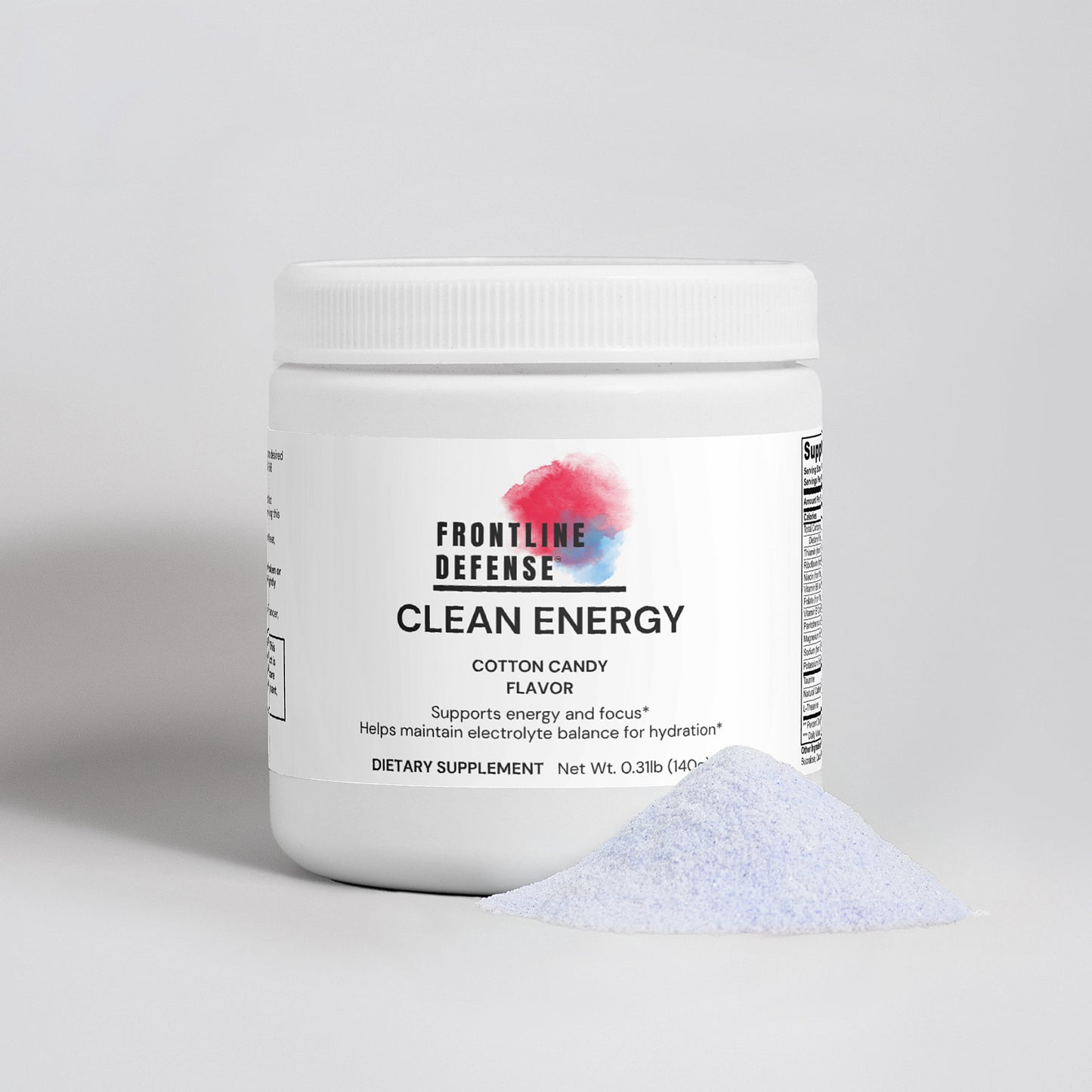 Clean Energy Powder Cotton Candy Flavor