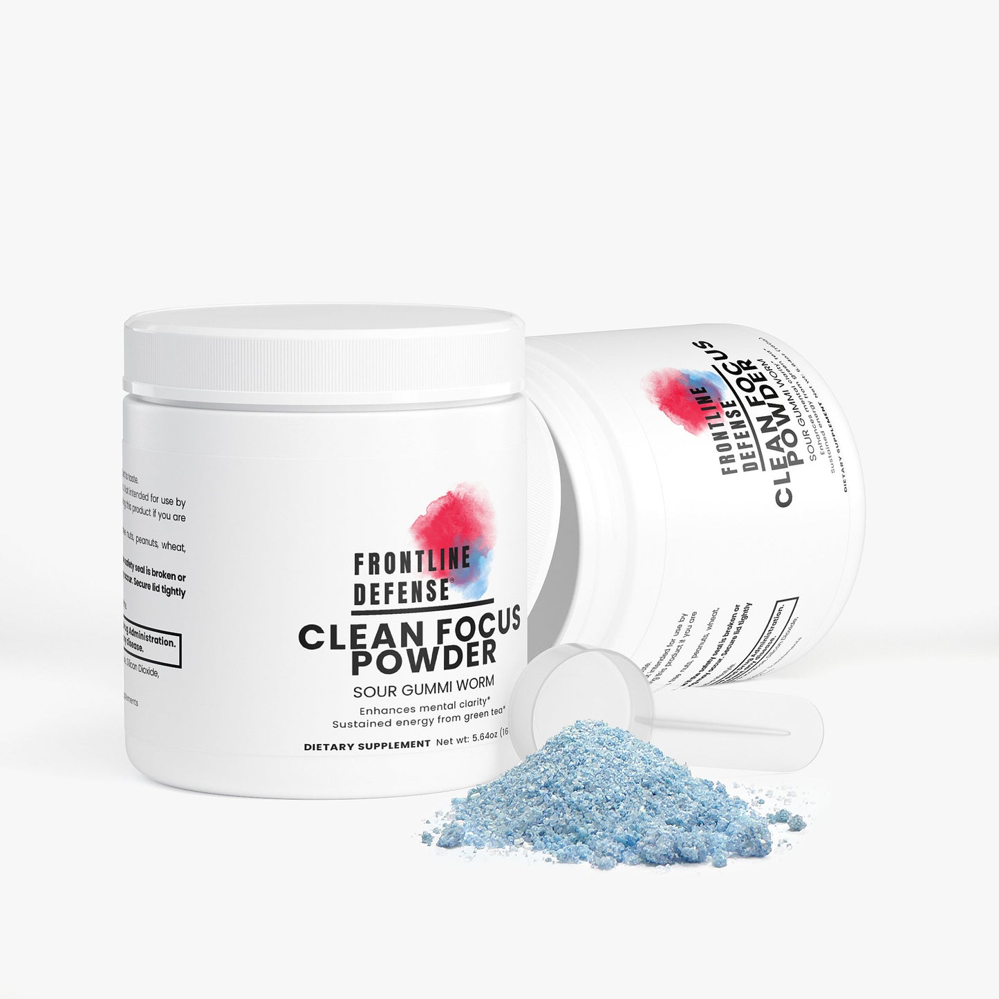 Clean Focus Powder in Sour Gummi Worm