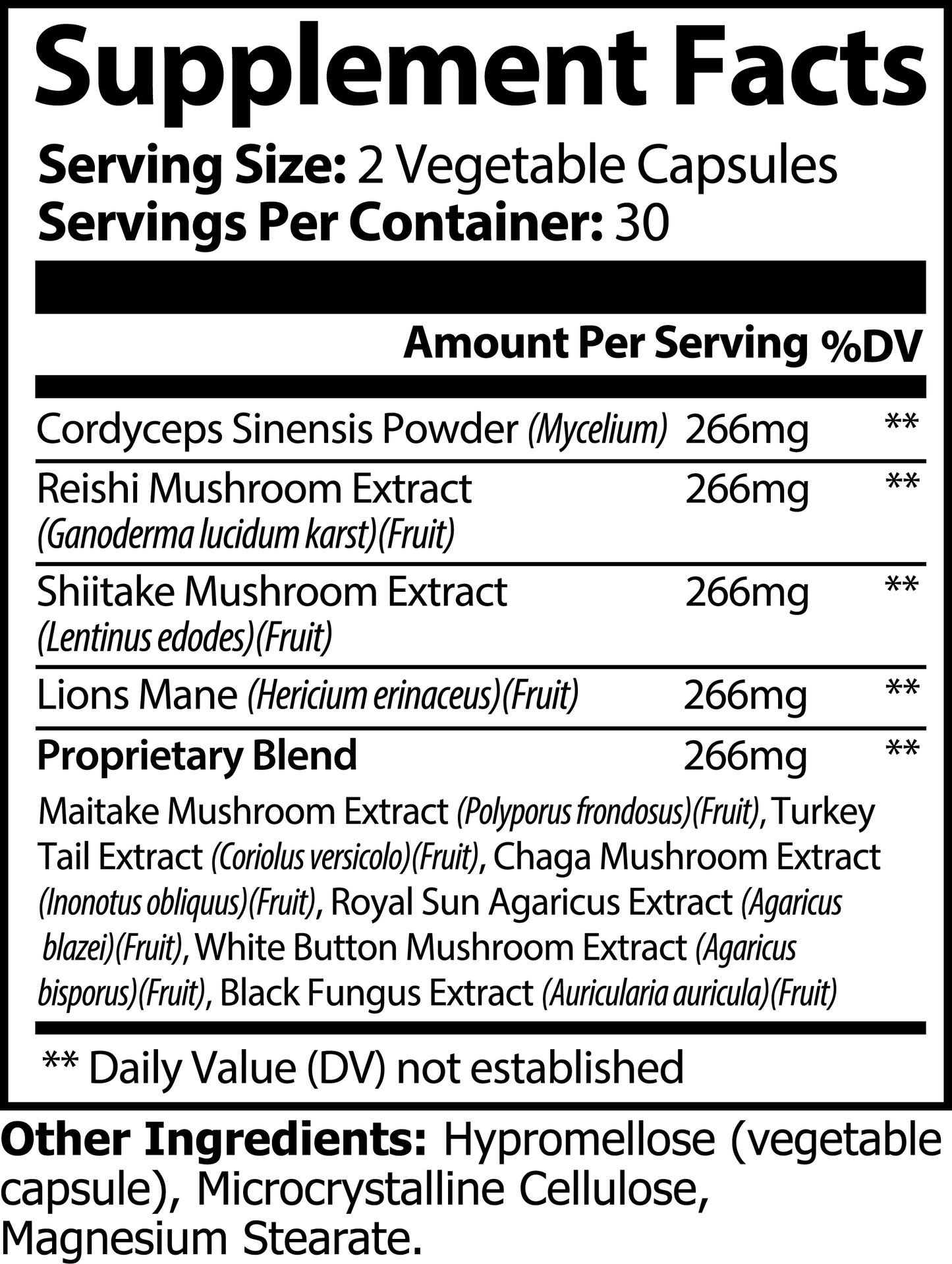 The Big 10™ Mushroom Super Complex