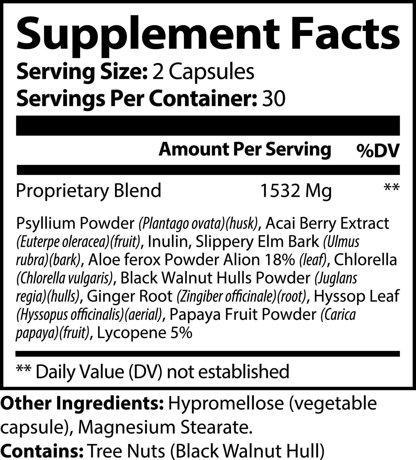 Detoxx™ Heavy Metal &  Parasite Complex™