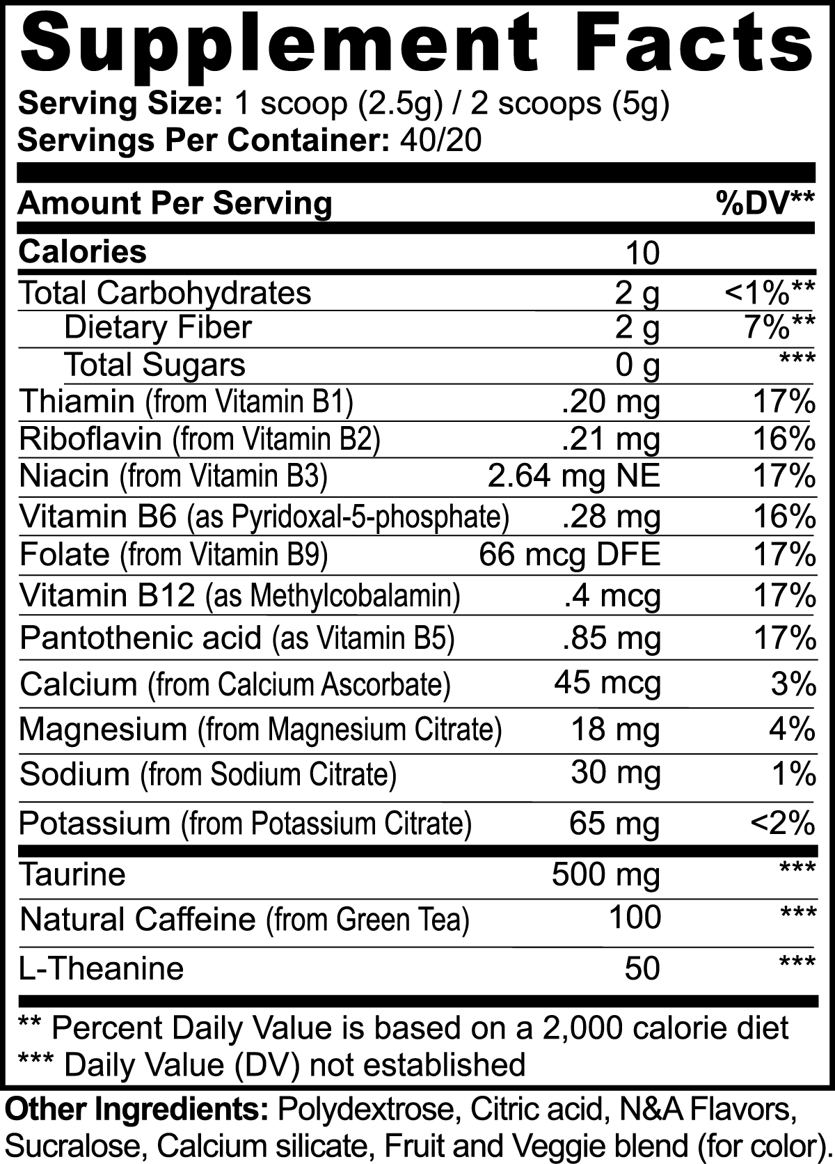 Clean Energy Powder Guava Berry Flavor