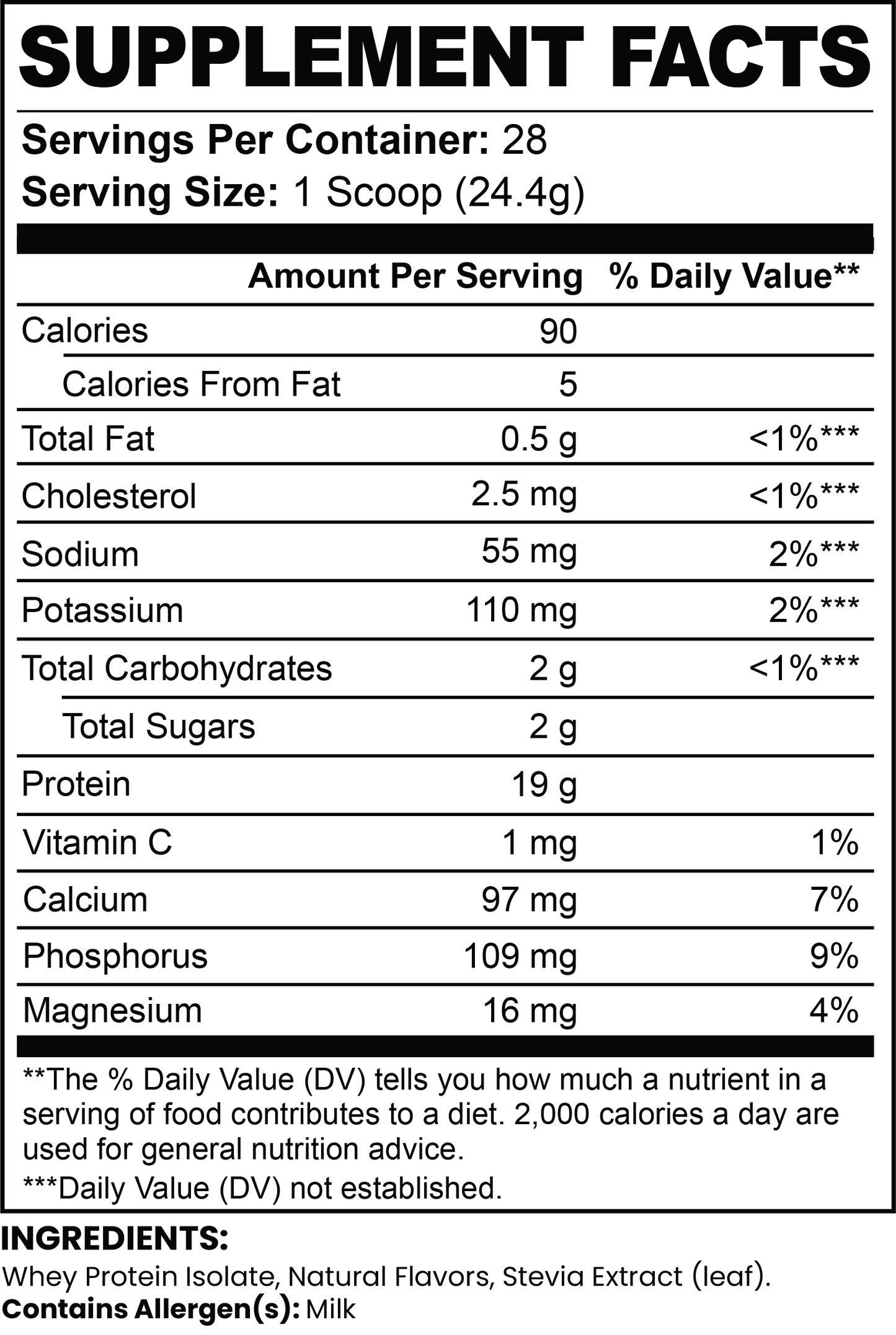 Vegan Vanilla Pea Protein Isolate