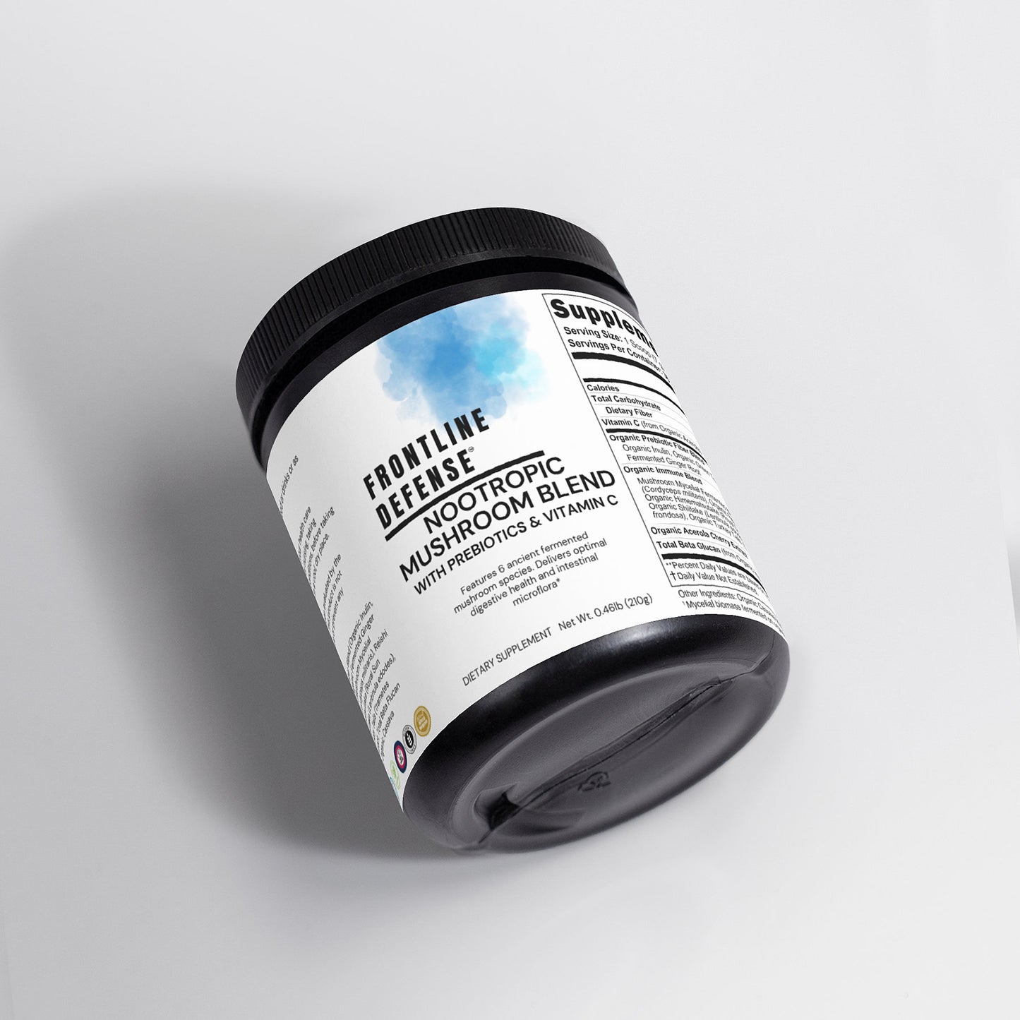Nootropic Mushroom Blend with Prebiotics & Vitamin C