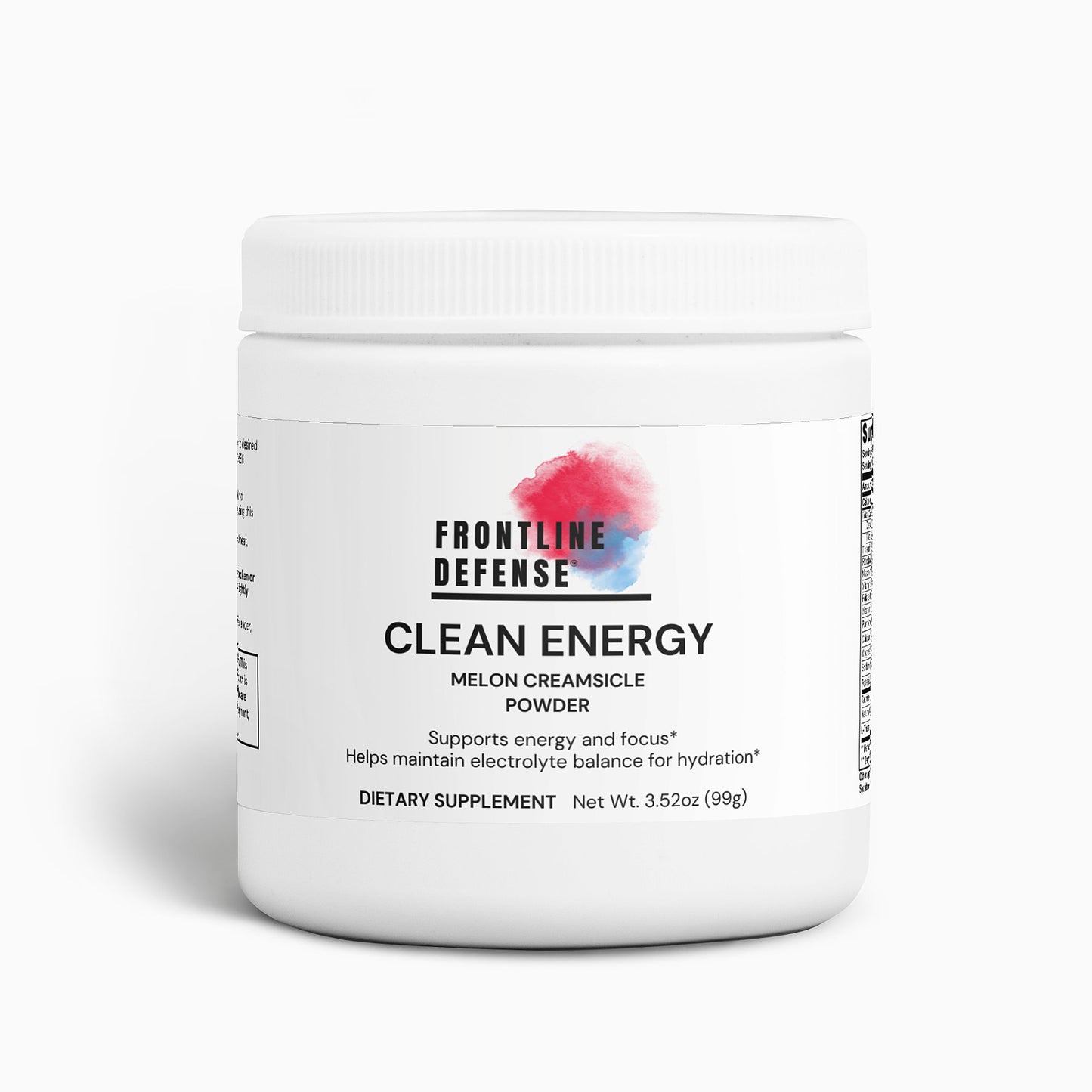 Clean Energy Powder in Melon Creamsicle Flavor