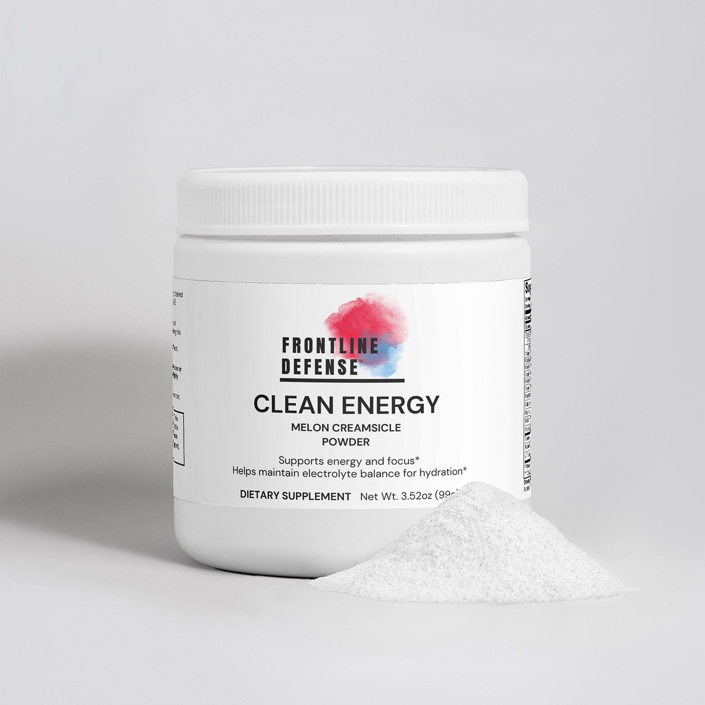 Clean Energy Powder in Melon Creamsicle Flavor