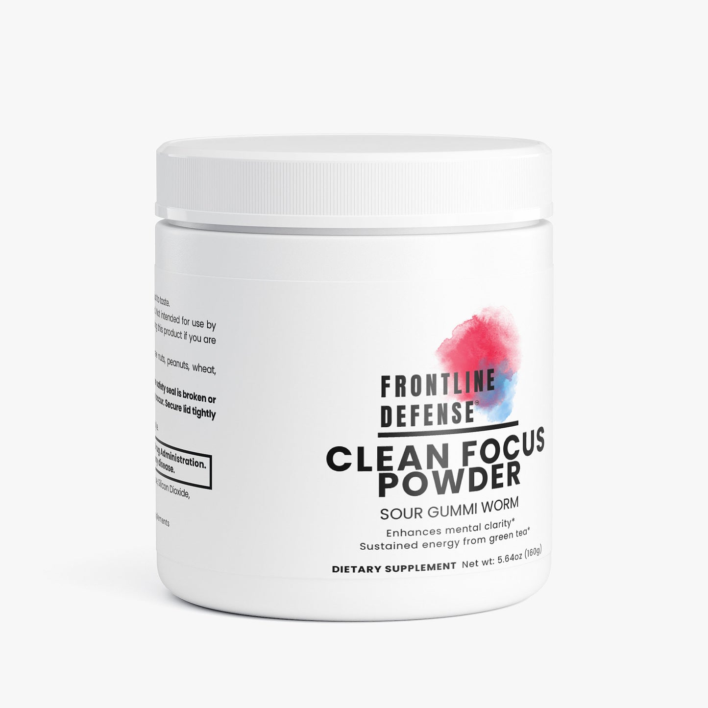 Clean Focus Powder in Sour Gummi Worm