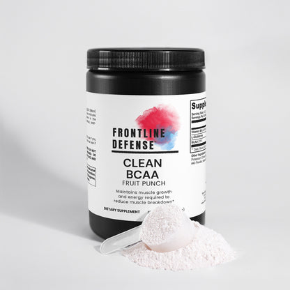 Clean BCAA Workout Powder in Fruit Punch