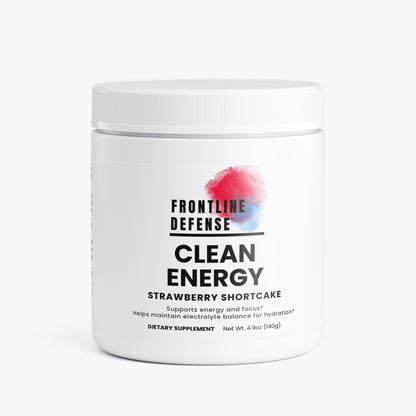 Clean Energy Powder in Strawberry Shortcake