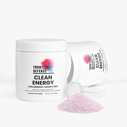 Clean Energy Powder in Strawberry Shortcake