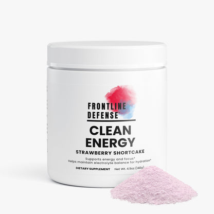 Clean Energy Powder in Strawberry Shortcake
