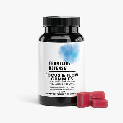 Focus & Flow Gummies with Cordyceps Mushrooms