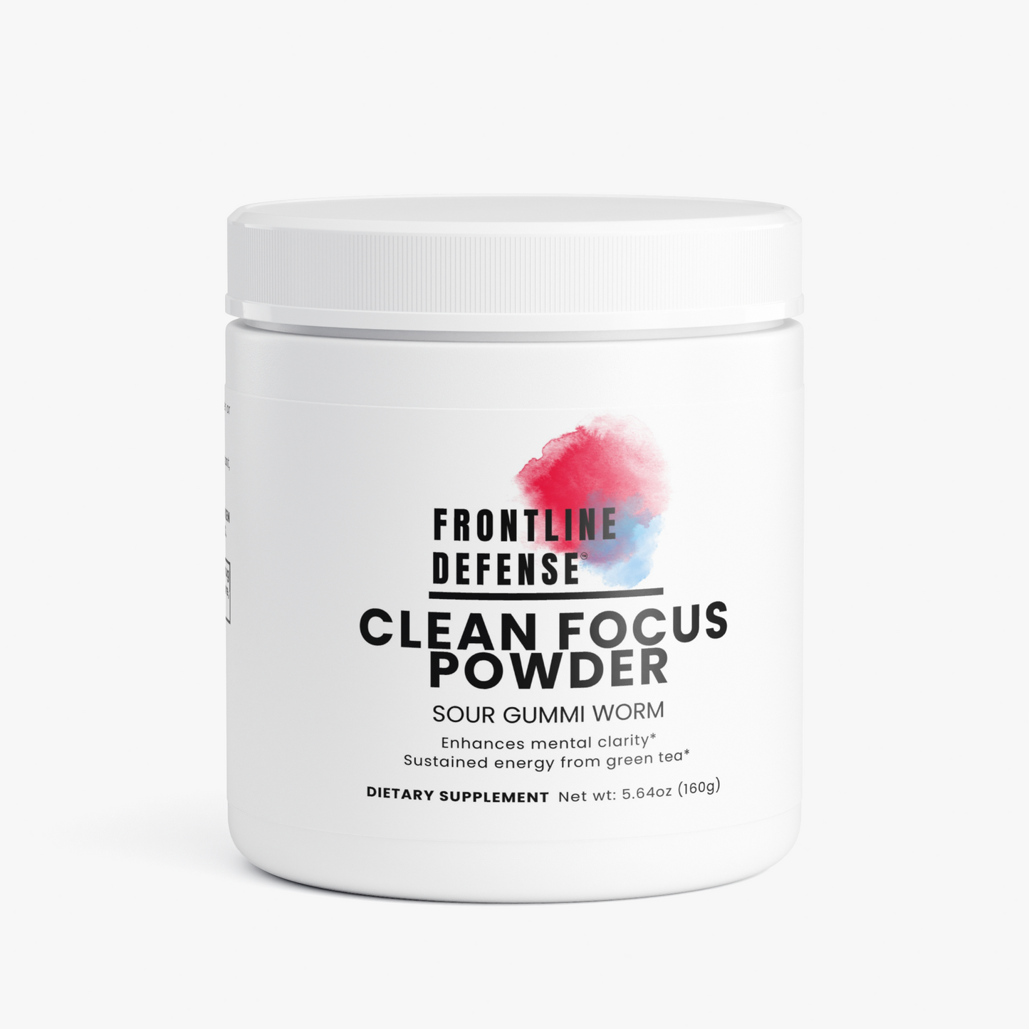 Clean Focus Powder in Sour Gummi Worm