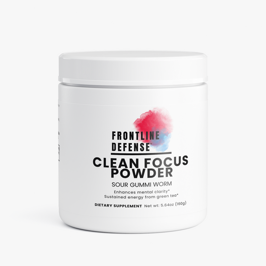 Clean Focus Powder in Sour Gummi Worm