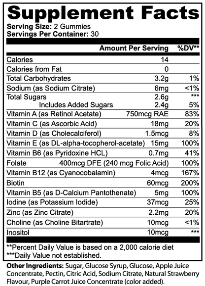 Vita Burst™Adult Multivitamin Gummies