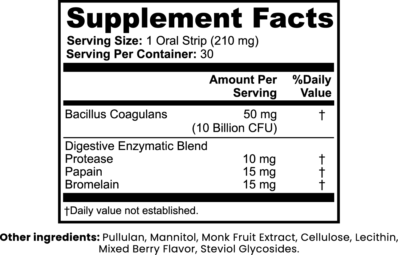 Balanced Belly™ Leaky Gut Support Strips